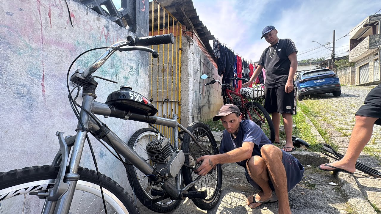 NOVA BIKE MOTORIZADA DE 80cc - ZE DO ROLO VOLTOU