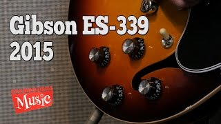 Video thumbnail for Gibson ES 339 2015 by Coleman's Music