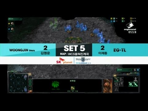 SPL [01.19] Woongjin vs EG-TL 5SET / WCS Entombed Valley - Starcraft 2,esportstv