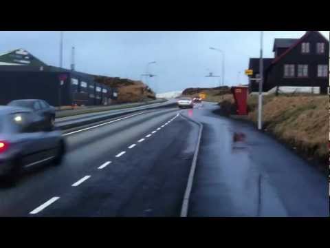 Bus stop in the wind