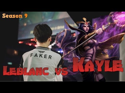 Faker - Leblanc vs Kayle Mid - Patch 9.19 LoL Season 9 KR Ranked | League of Legends Replays
