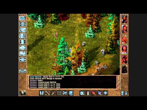 Let's Play Baldur's Gate - 181 - Skeleton Summoners And The Basilisk Bandit