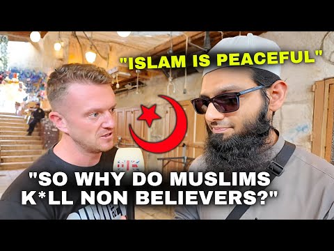 British Imam Claims Muslims Are Peaceful, Then Tommy Robinson Responds!