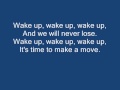 Lostprophets - Wake Up Make A Move Lyrics ...