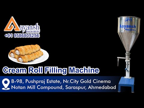 SS Manual Cream Filling Machine