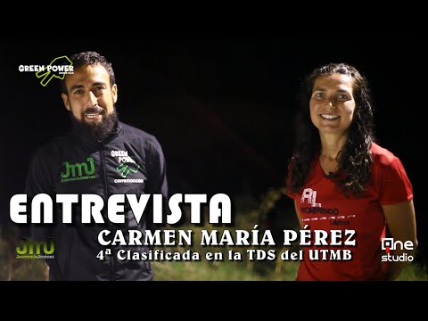 Entrevista Carmen María en el UTMB – Ultra Trail del Mont Blanc por Juan Maria Jimenez ✌.