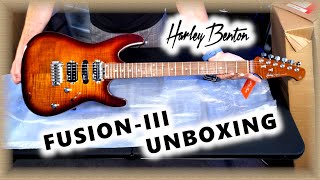 Video thumbnail for Harley Benton Electric Guitar Unboxing Fusion-III HSH Roasted FBB  #electricguitar #unboxing by Danny Rio