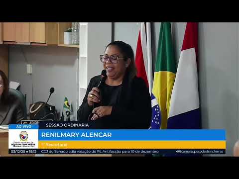 Notícias sessão ordinária de poço das trincheiras Al 