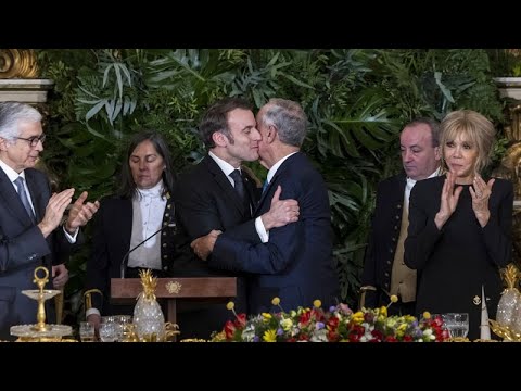 Macron in Portugal: Kampf für Ukraine "existenziell" für Europäer