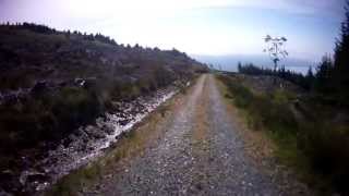 preview picture of video 'Creachan Mor descent to Ardentinny Beach! Argyll, Mountain Bike, HD'