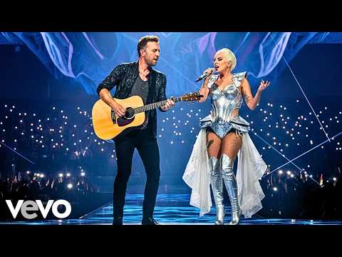Coldplay x Lady Gaga - Right There With You (Lyrics Video)