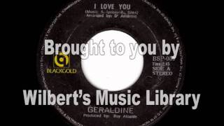 I LOVE YOU - Geraldine