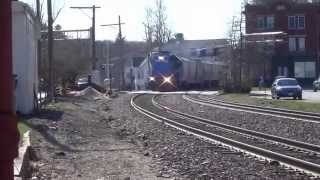 preview picture of video 'Shirley, MA: GMTX Freight Train (3105) Near Shirley Station'