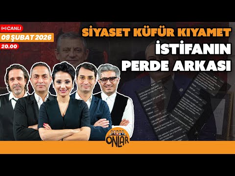 Siyaset küfür kıyamet... İstifanın perde arkası | Canlı Yayın | 09 Şubat Pazartesi 20:00