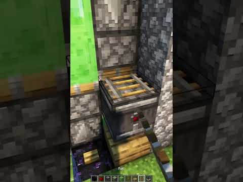 Minecart Elevator in Minecraft! #shorts #minecraft