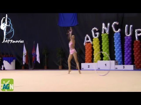 Veronika Rudycheva - Ivanovo (RUS) - Arco (Hoop) - Senior Final - AGN Cup 2016