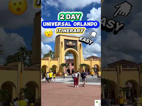 EASY 2-Day Universal Orlando Itinerary! 😮🌎 (Vacation Planning Tips)