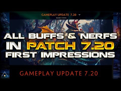 Dota 2: Full Patch Notes from 7.20 Full First Impressions | Pro Dota 2 Guides