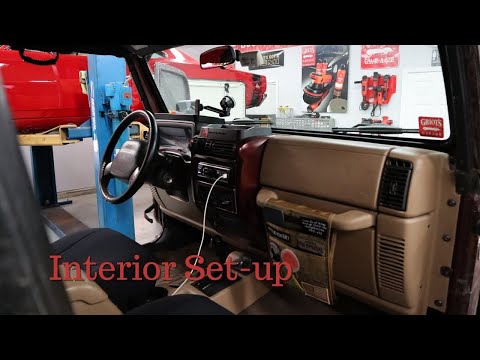 Jeep Wrangler TJ Overland Interior Set-up