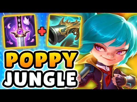 I ACCIDENTALLY DISCOVERED FULL LETHALITY POPPY JUNGLE DAMAGE IS INSANE (19kills poppy 1shots)
