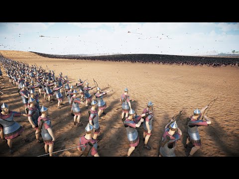 1.5 Million Mongolian Soldiers Vs 250,000 Roman Archers | Ultimate Epic Battle Simulator 2 | UEBS2