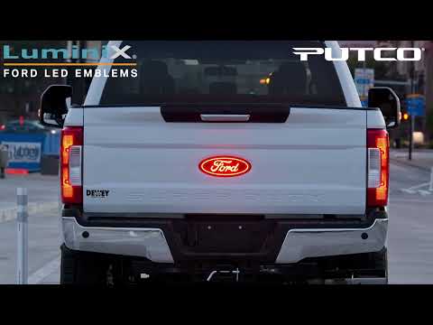 Turn Heads with Putco's Luminix MEGA RED LED Ford Tailgate Emblem!