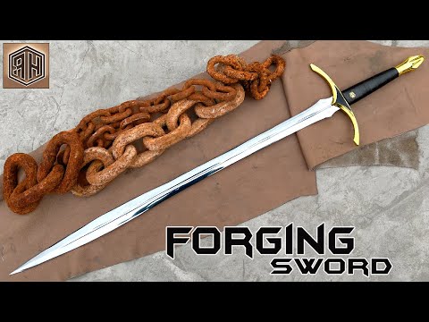 Watch This Man Turn a Rusted Chain Into a Japanese Sword