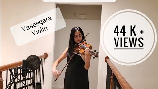 Vaseegara/Zara Zara Violin Cover by Ananya