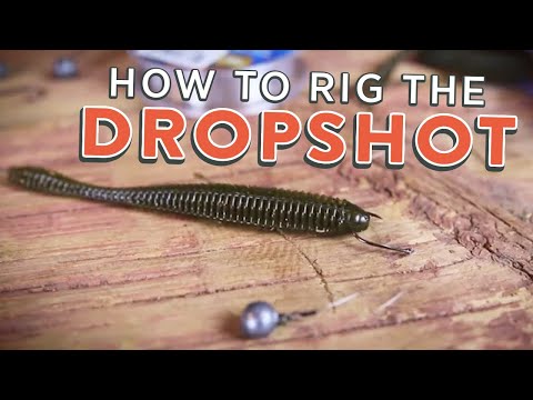YouTube video about: How to tie a drop shot rig?