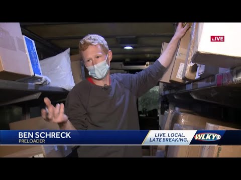 Behind-the-scenes look at how UPS packages are sorted before going out for delivery