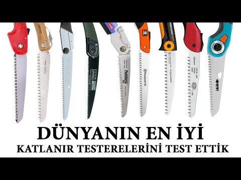 Türkiye'nin en çok satan Katlanır Testereleri Test Ettik En İyiyi Bulduk