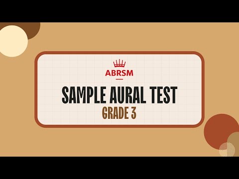ABRSM Aural Test Example Grade 3｜Mock Aural Test｜Aural Training