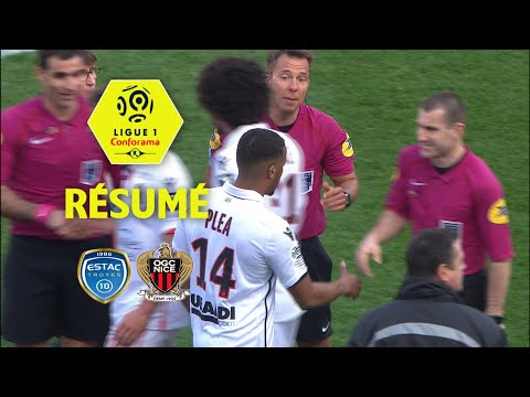 ESTAC Troyes - OGC Nice ( 0-2 ) - Résumé - (ESTAC - OGCN) / 2017-18