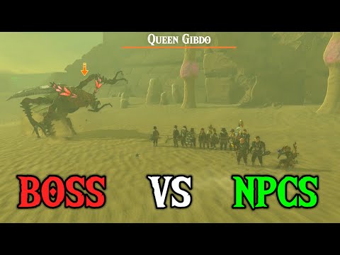 Can NPCs Defeat a DUNGEON BOSS? | Zelda: Tears of the Kingdom