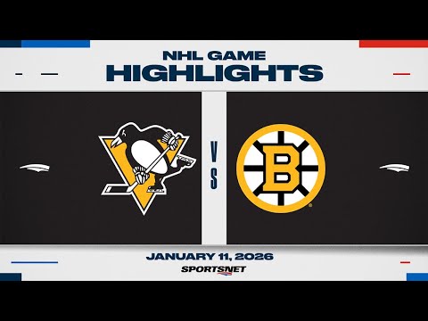 NHL Highlights | Penguins vs. Bruins - January 11, 2025