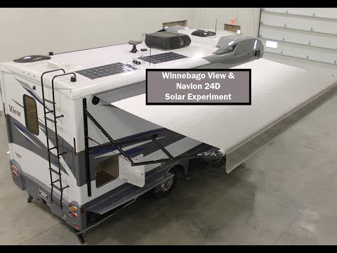LichtsinnRV.com - How long does the Compressor Refrigerator run on Solar in the View and Navion?