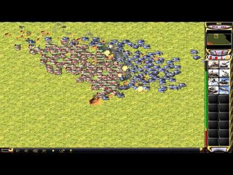 Red Alert 2 [135 grizzly tanks vs 120 rhino tanks]