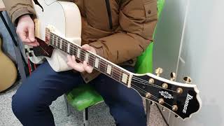 Video thumbnail for Ibanez AF75TDG Full Hollow body Guitar / Just Sound Test by Guitarist DongjaeYim