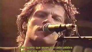 Jon Bon Jovi 1997 Every Word was a Piece of my Heart