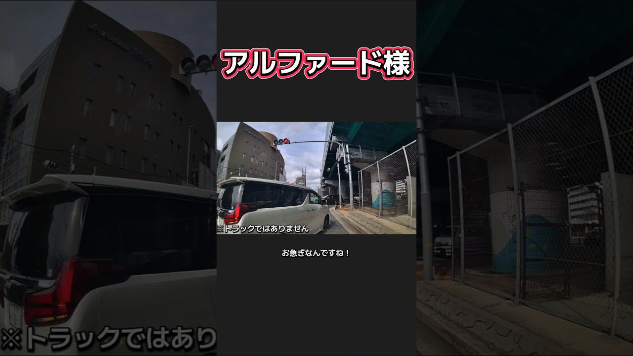 【アルファード様】まさにイメージ通りの運転を見せてくれました #運転マナー