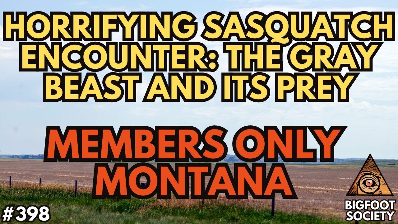 Horrifying Gray Sasquatch Stares me Down in Montana (Members Only)