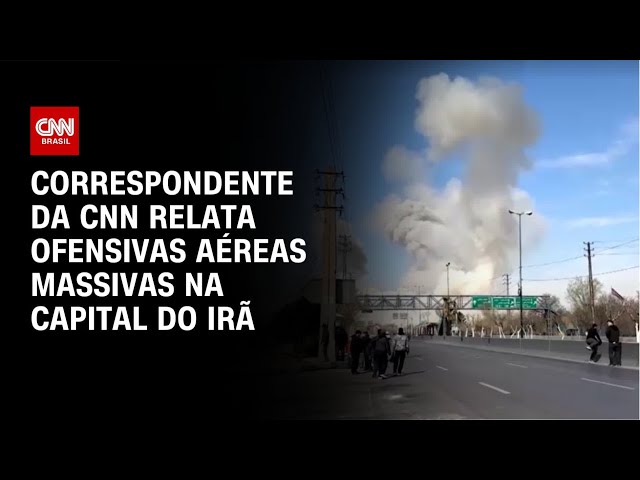 Correspondente da CNN no Irã presencia ataques intensos | CNN NOVO DIA