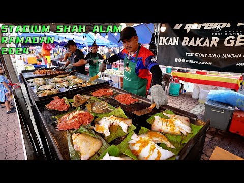 Bazar Ramadan Stadium Shah Alam 2024 | Bazaar Ramadhan | Malaysia Street Food | 2024集市斋戒月