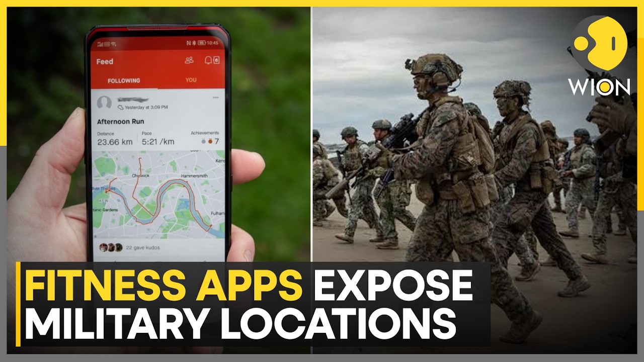 Strava Data May Expose US Troop Movements And Military Bases | WION