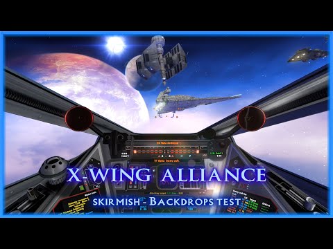 X-Wing Alliance - Classic Battle - X-Wing DC test with mods 2020