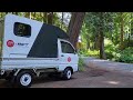 we built a hybrid mini kei truck camper out of carbon fiber 1995 mitsubishi mini cab jdmoffroad