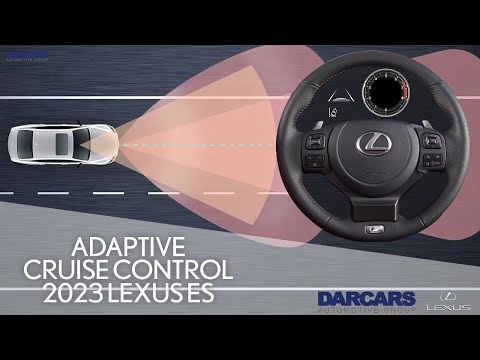 How to Control Adaptive Cruise Control | 2023 Lexus ES