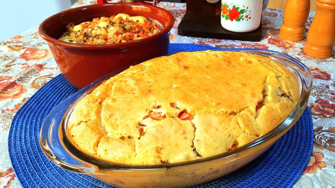 Torta de liquidificador Sem  Leite! Esta Massa fica  sensacional! Faça sem medo!