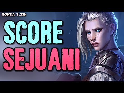 KT Score plays Sejuani jungle - Korean SoloQ patch 7.23