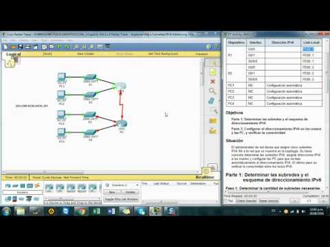 Maira Zambrano-Cisco CCNA_1:9.3.1.4 Packet Tracer   Implementing a Subnetted IPv6 Addressing Scheme